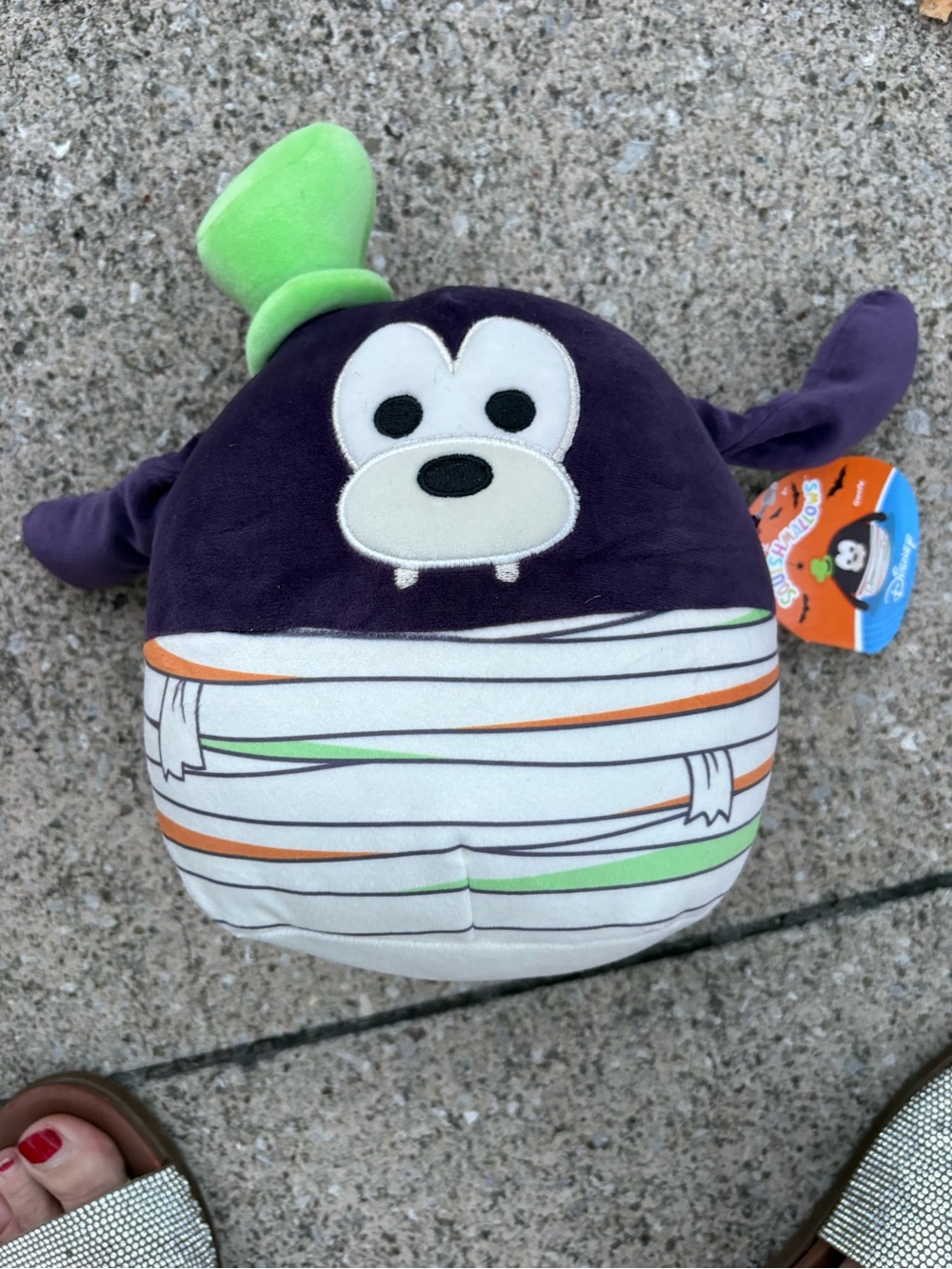 Disney Purple & Green Goofy Halloween Plush-squishmallow NWT!